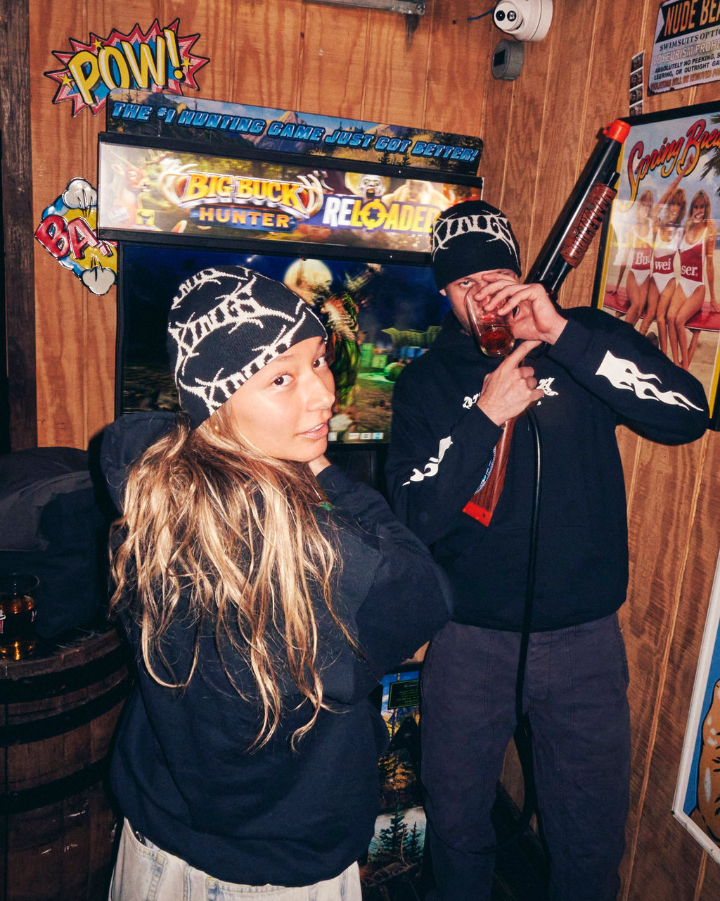 Reversible Kings Logo Jacquard Beanie