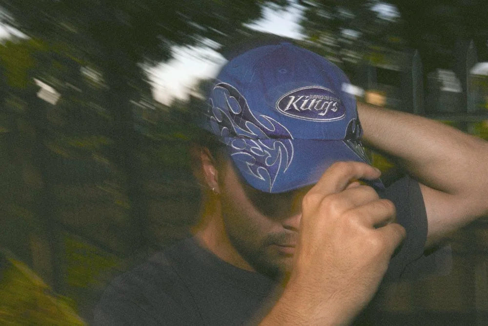 Blue Tribal Dad Hat