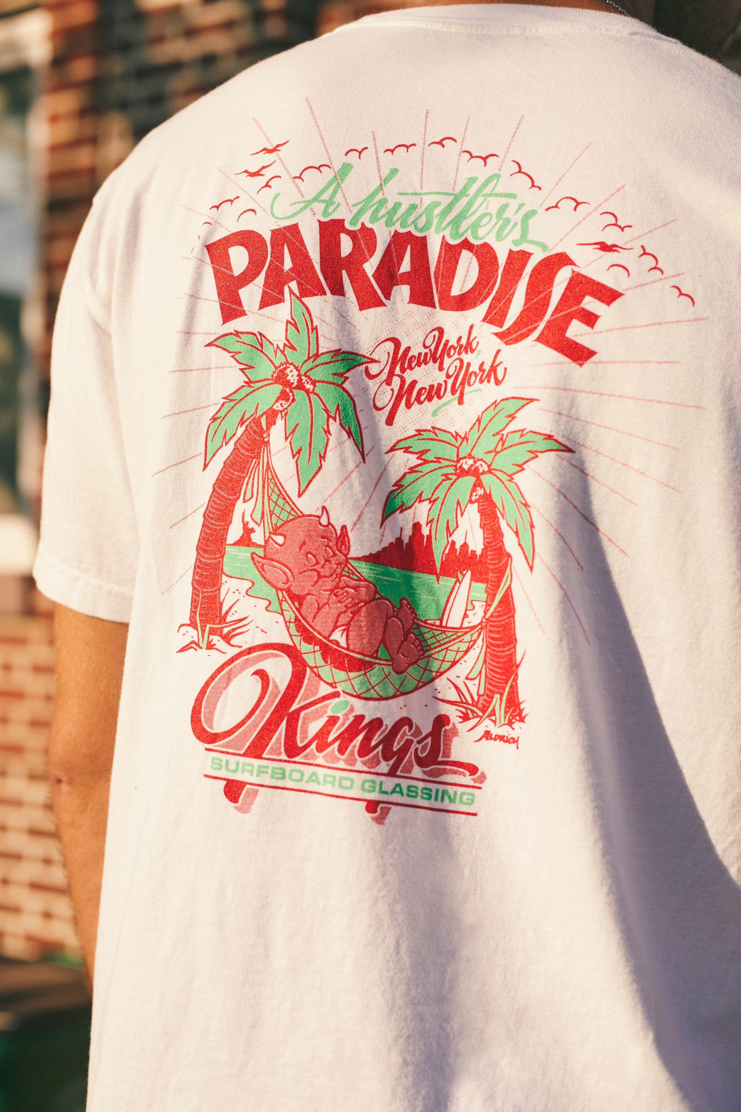 "A Hustler's Paradise" Tee Shirt by Doug Aldrich
