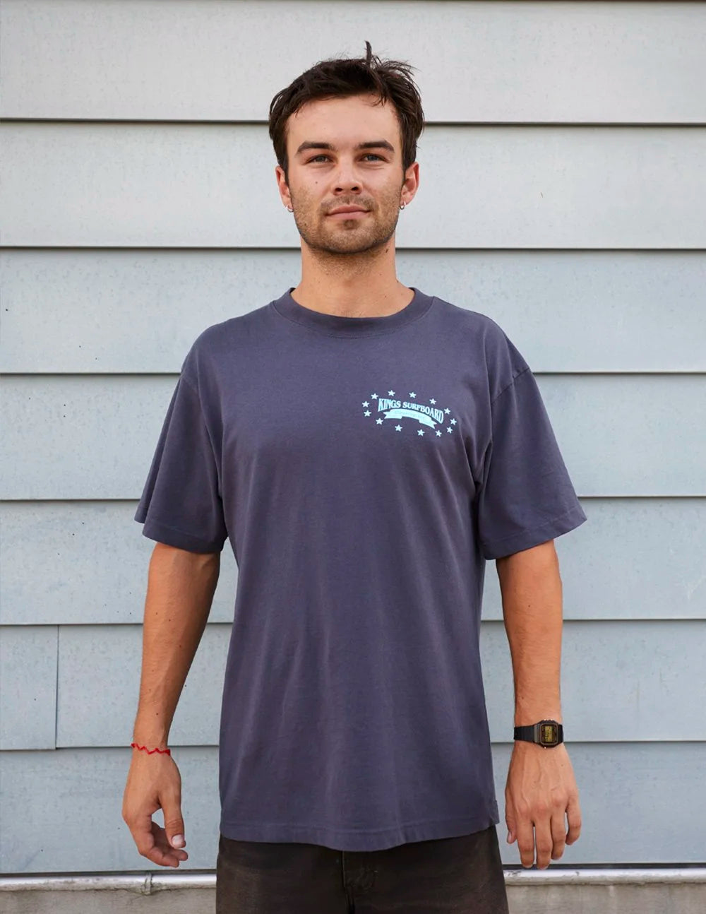 Navy All Faiths Box Short Sleeve Tee