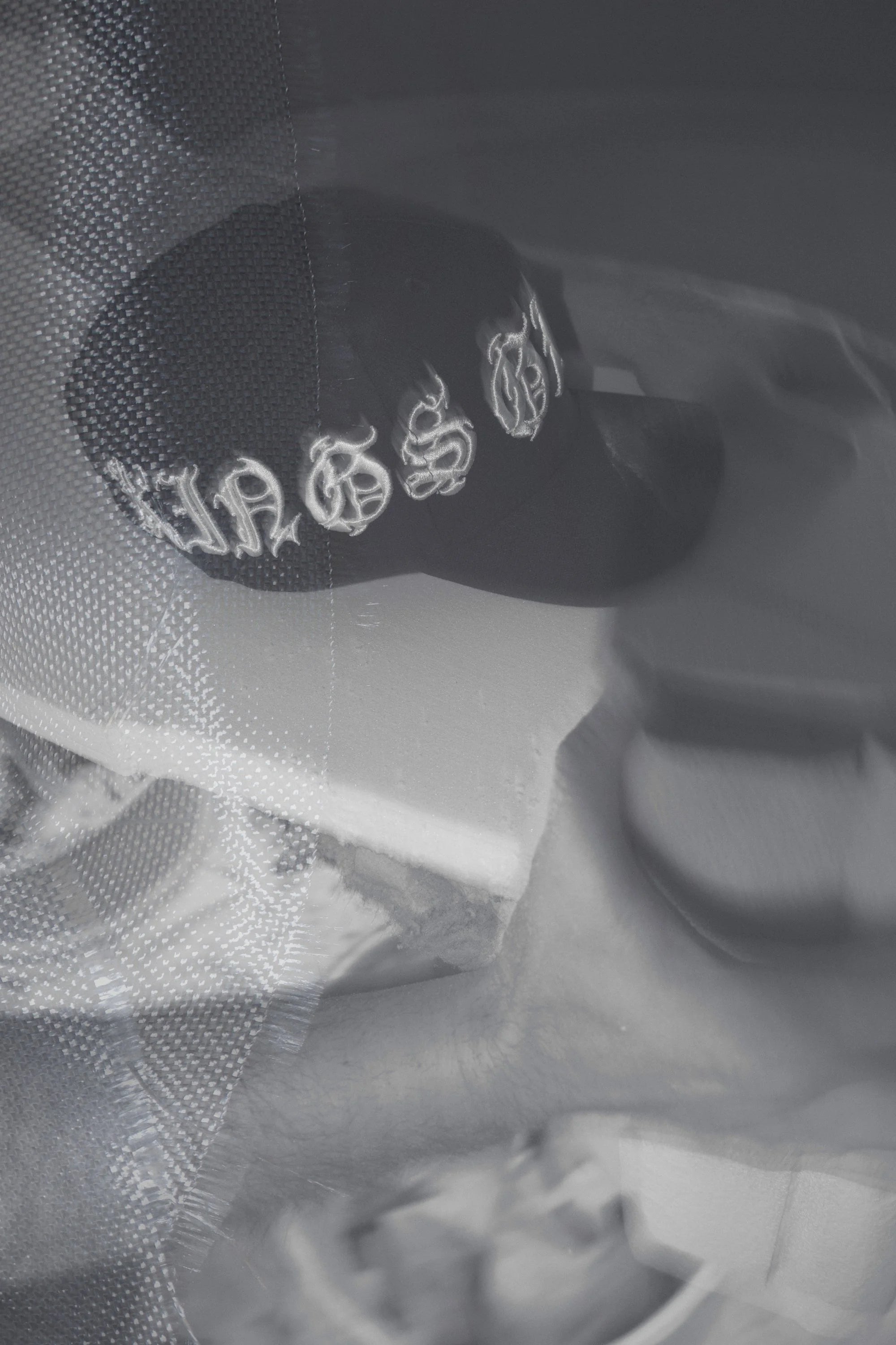 Embroidered Black Letter 5-Panel Hat