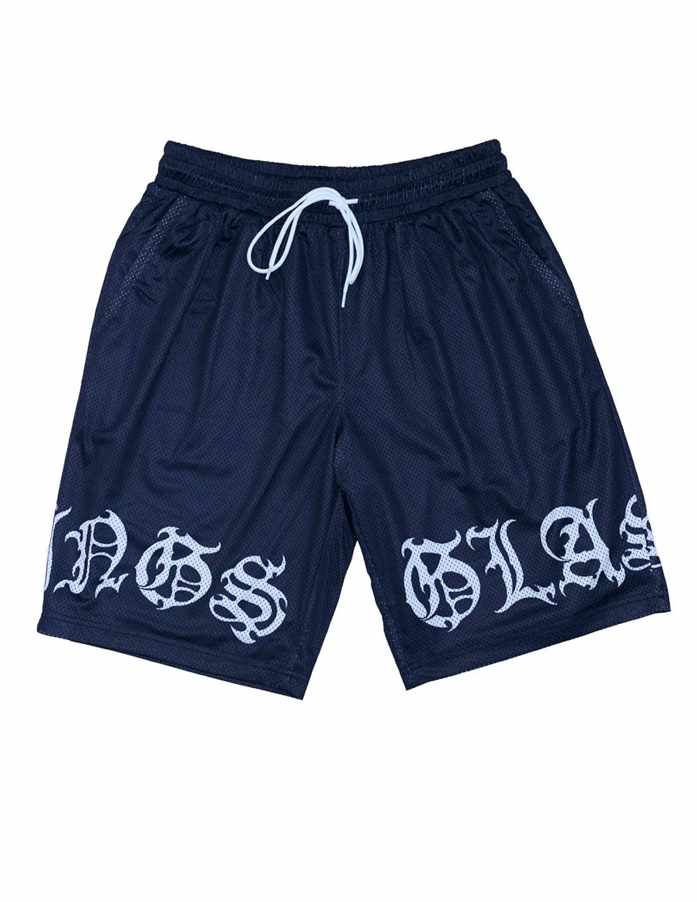 Black Letter Basketball Shorts