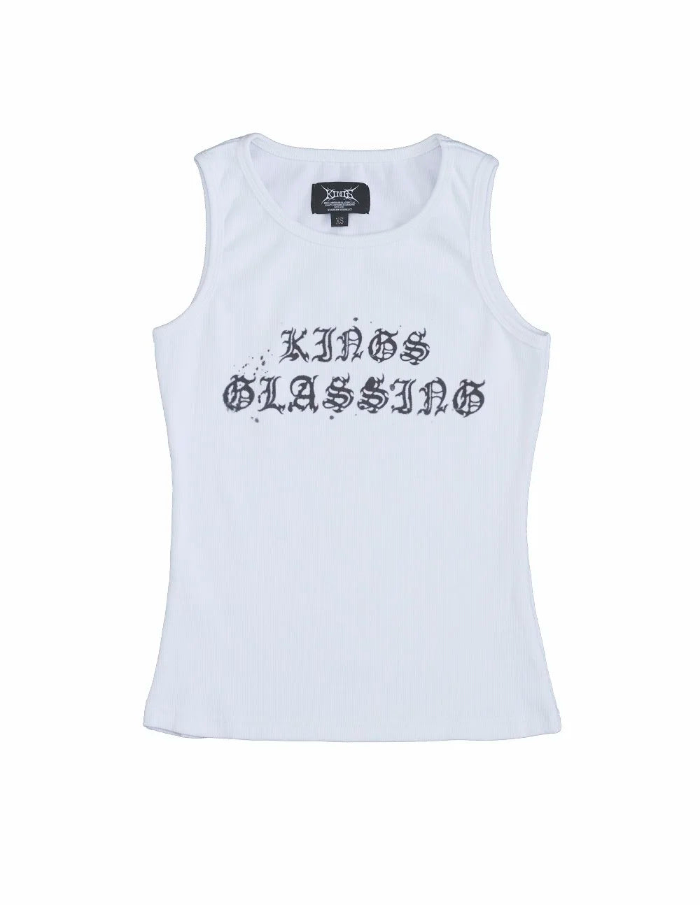 Women's Ribbed Splatter Tank