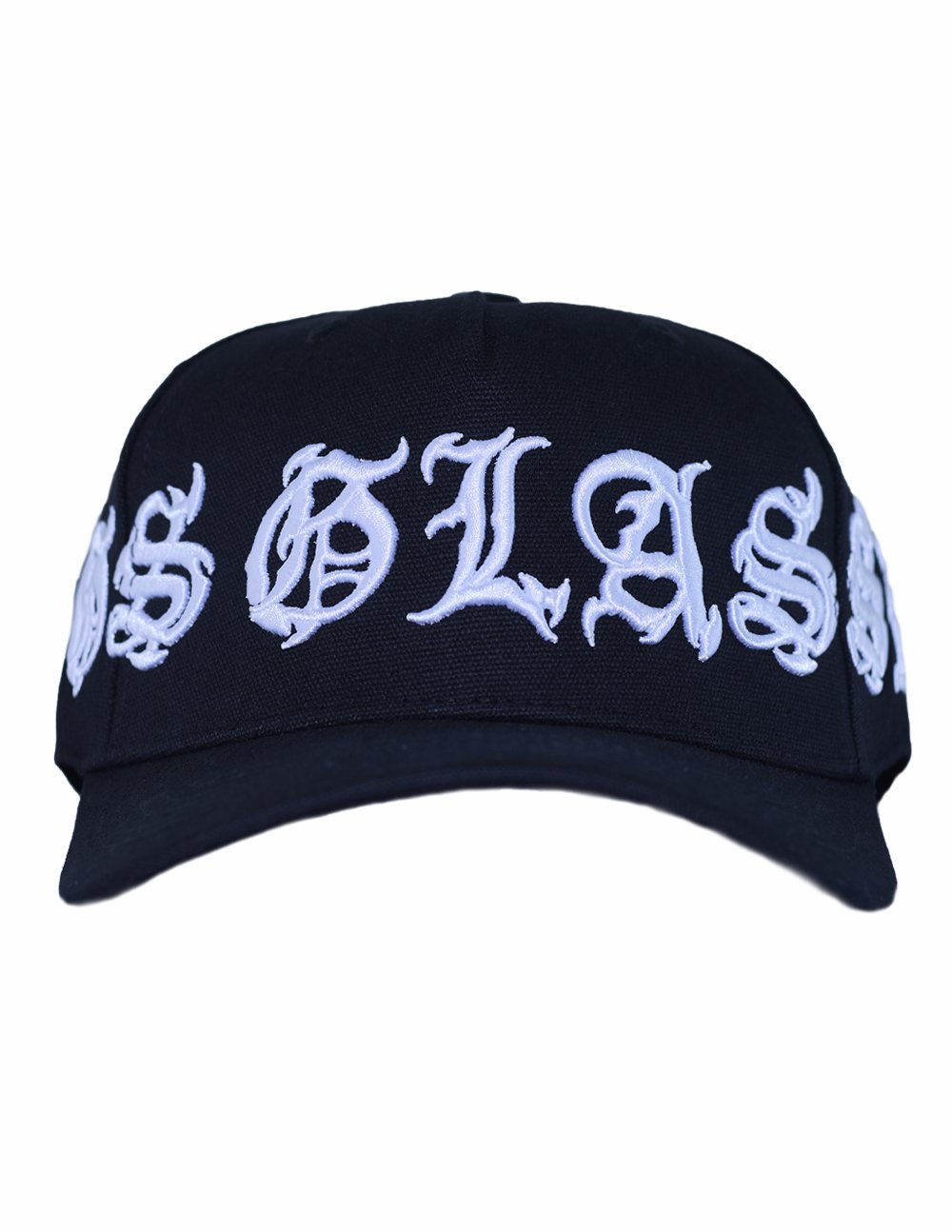 Embroidered Black Letter 5-Panel Hat