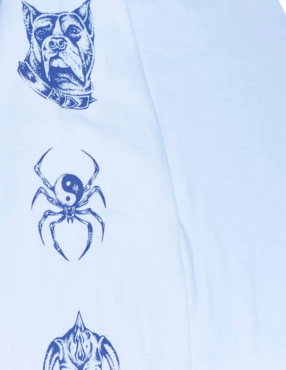 Blue Letter Long Sleeve Tee by Anthony Vicar