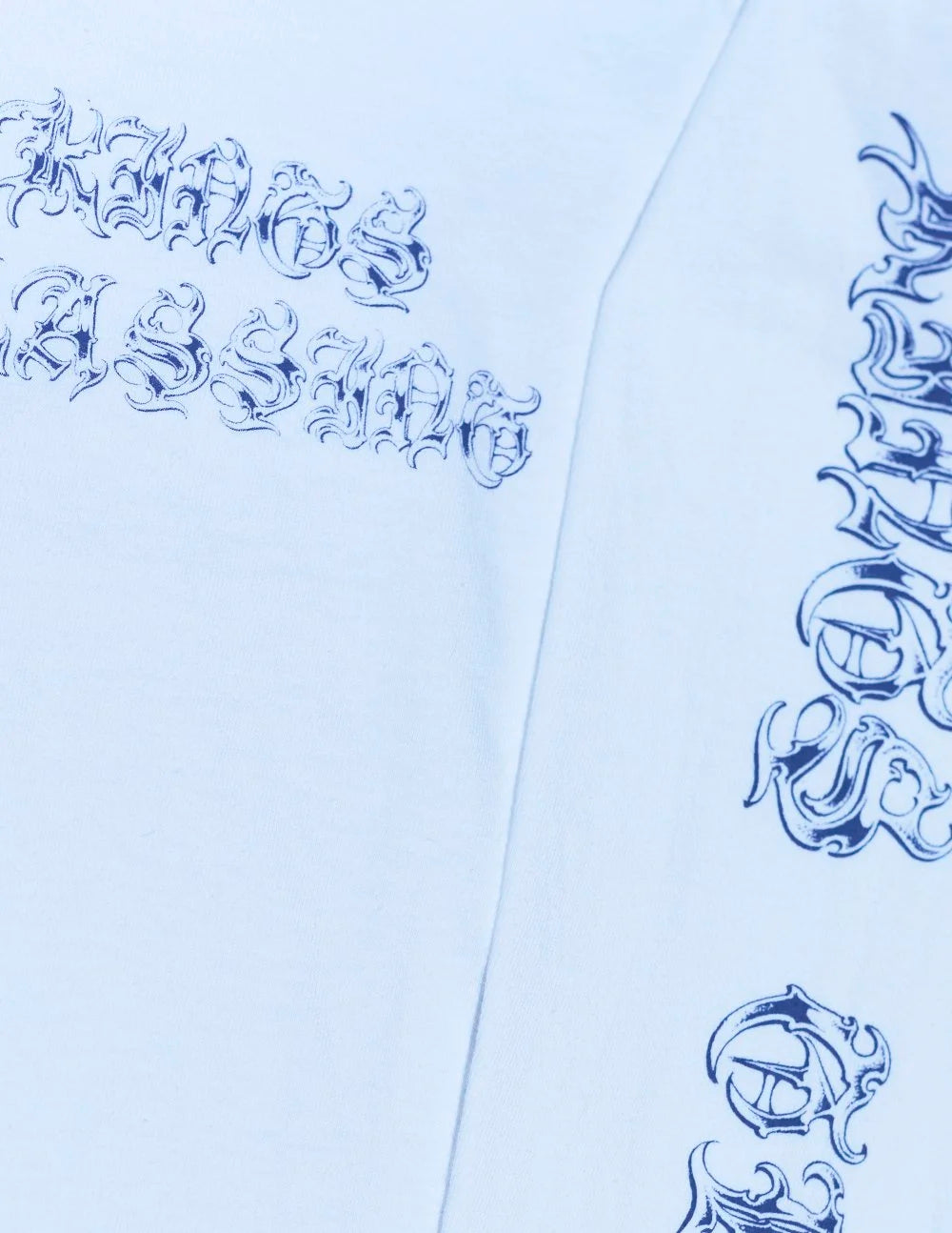 Blue Letter Long Sleeve Tee by Anthony Vicar