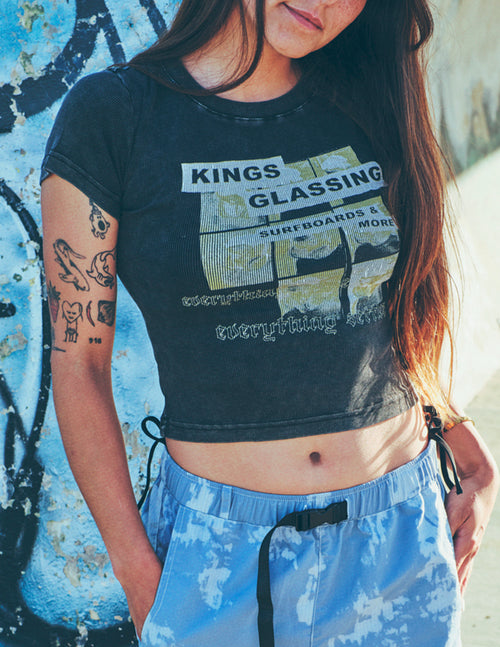 Women's Ribbed Crop Tee
