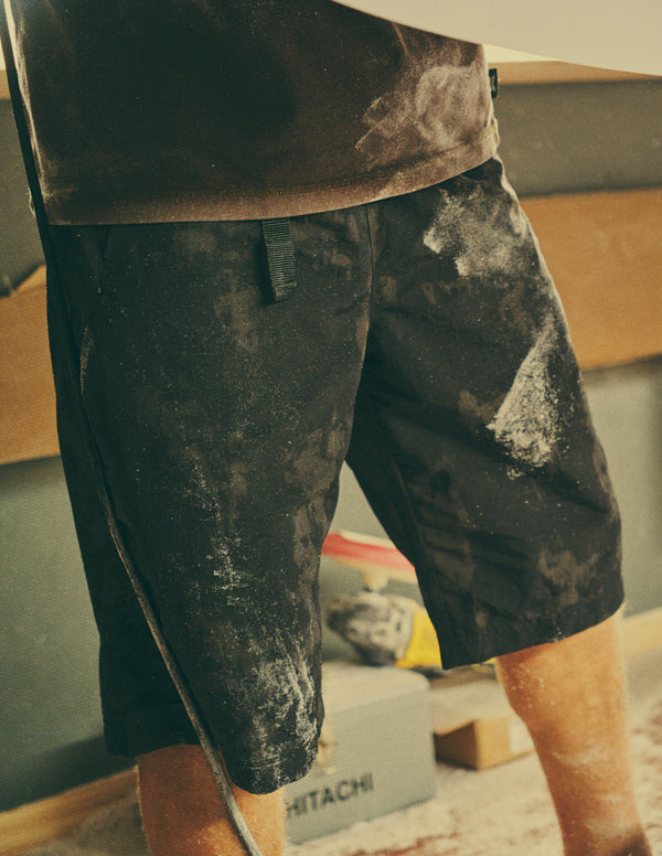 6-Pocket Ripstop Shop Shorts - Black