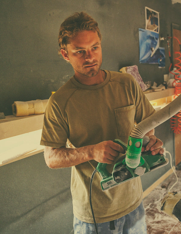 Heavy Weight Work Shirt S/S - Sand